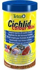 Toit tsichlididele Tetra Cichlid Colour Mini, 500 ml hind ja info | Kalade toit | hansapost.ee