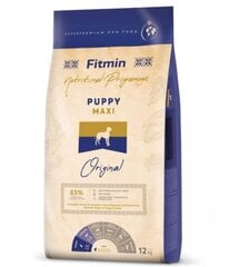 Fitmin Dog Maxi Puppy koos linnulihaga, 12 kg hind ja info | Koerte kuivtoit ja krõbinad | hansapost.ee