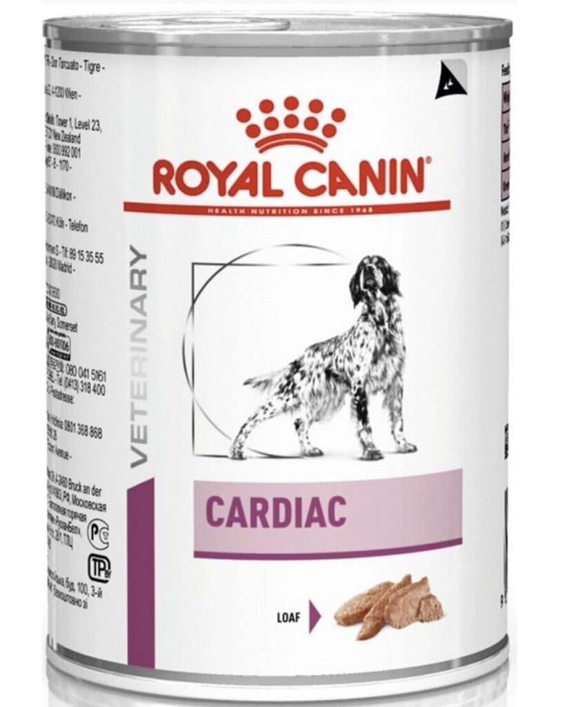 Royal Canin Cardiac Canine südamepuudulikkusega täiskasvanud koertele, 6x410 g hind ja info | Koerakonservid | hansapost.ee