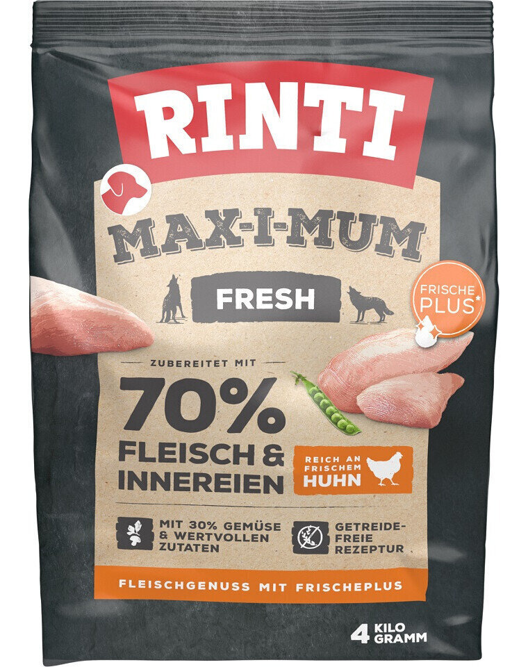 Rinti Max-i-mum koos pardiga, 4 kg цена и информация | Koerte kuivtoit ja krõbinad | hansapost.ee