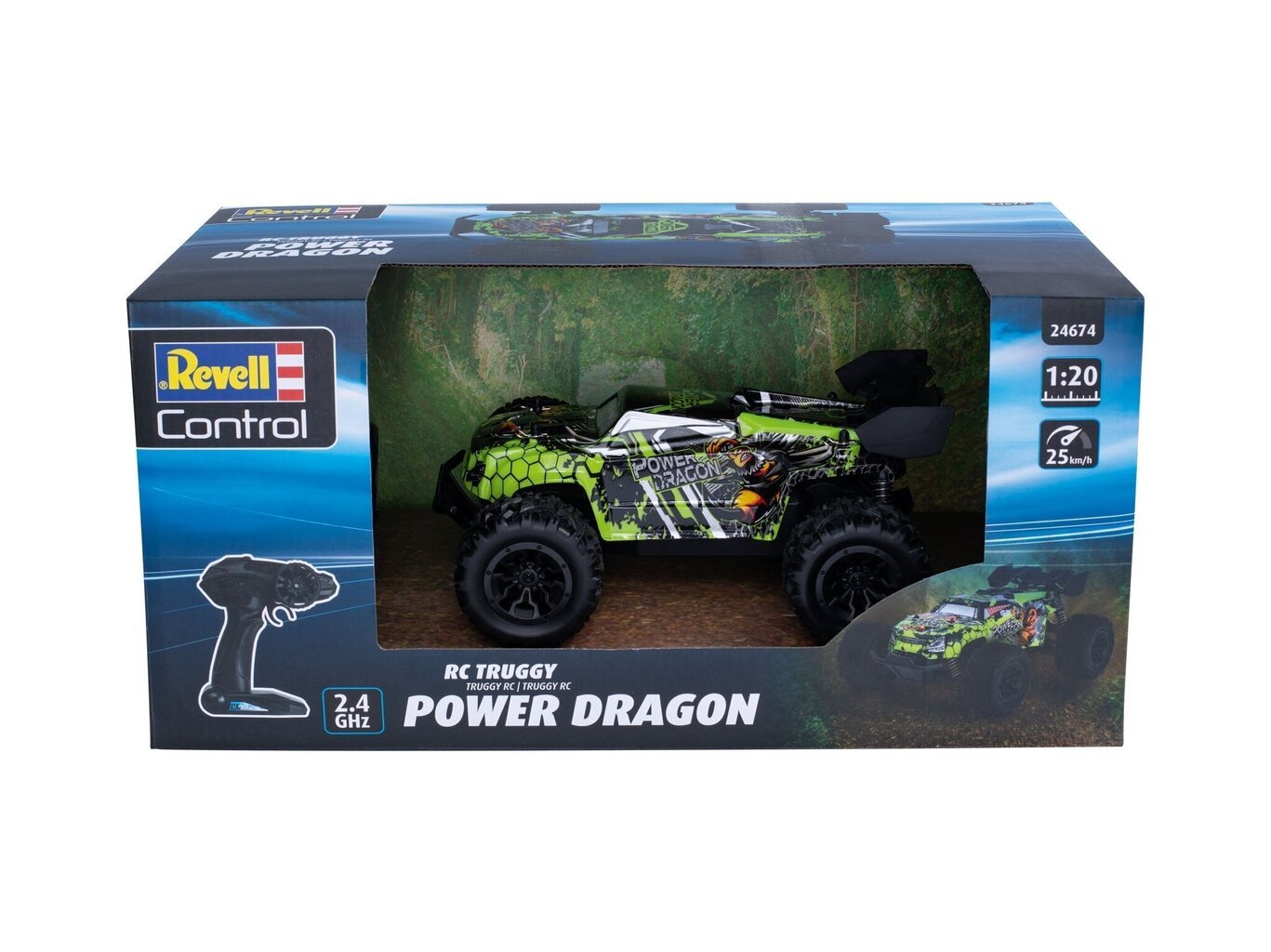 Revell - Raadio teel juhitav CAR POWER DRAGON RC, 24674 цена и информация | Mänguasjad poistele | hansapost.ee