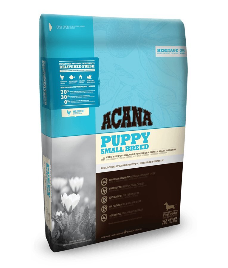 Acana Puppy Small Breed koos kanaga, 2 kg цена и информация | Koerte kuivtoit ja krõbinad | hansapost.ee