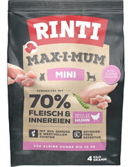 Rinti Max-i-mum Mini Adult koos kanaga, 4 kg price and information | Koerte kuivtoit ja krõbinad | hansapost.ee