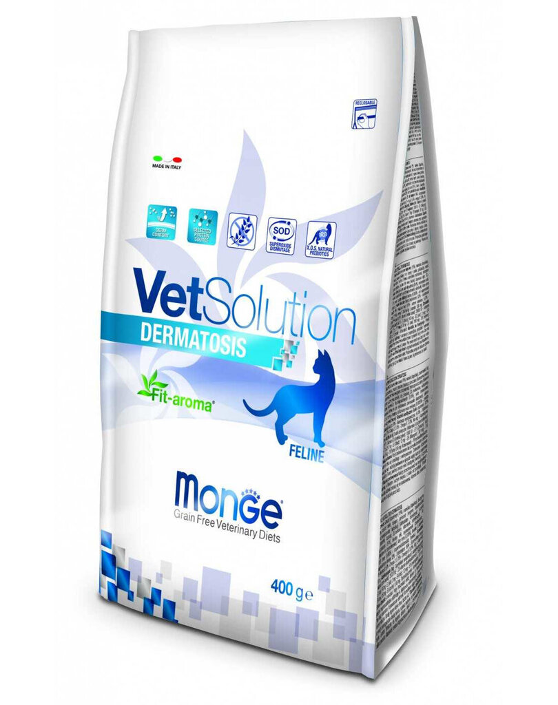 Monge Vet Solution Cat Dermatosis, 1,5 kg hind ja info | Kassi kuivtoit ja kassikrõbinad | hansapost.ee