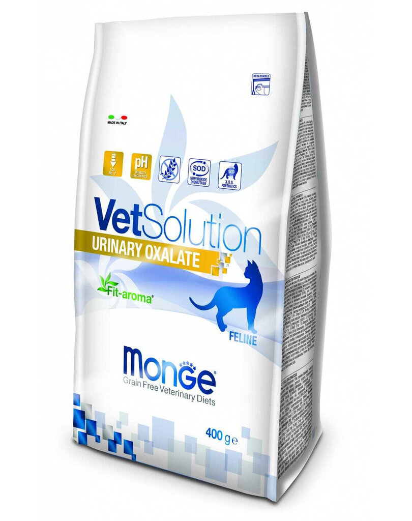 Monge Vet Solution Cat Urinary Oxalate, 1,5 kg hind ja info | Kassi kuivtoit ja kassikrõbinad | hansapost.ee