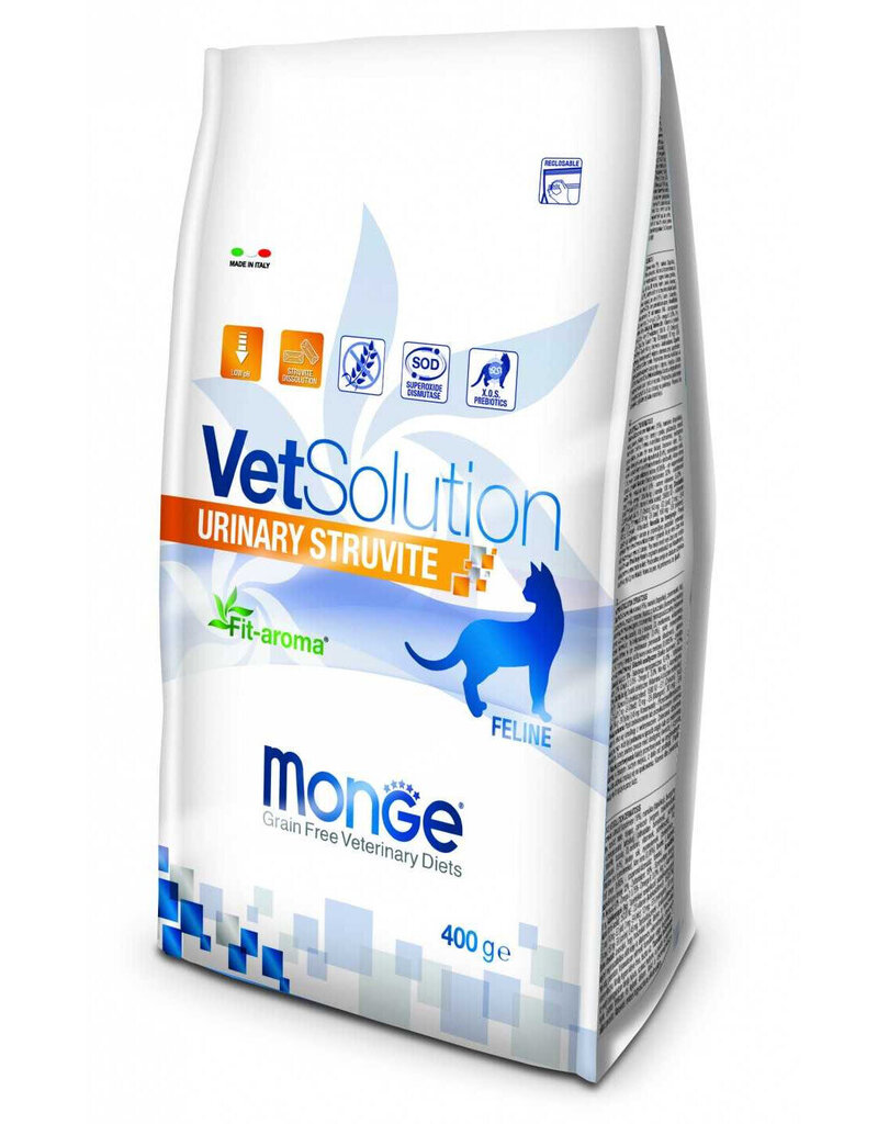 Monge Vet Solution Cat Urinary Struvite, 1,5 kg hind ja info | Kassi kuivtoit ja kassikrõbinad | hansapost.ee