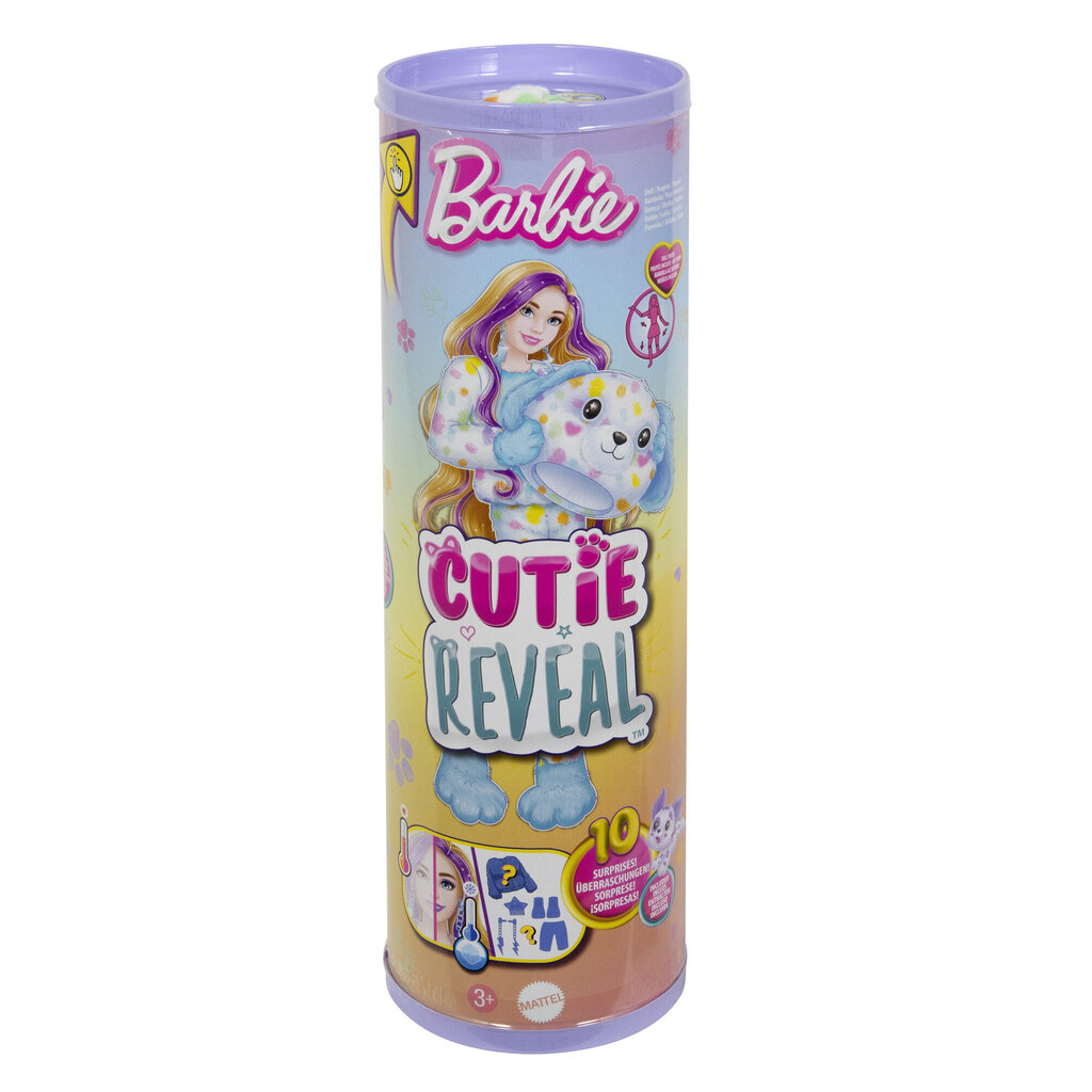 Barbie®️ Cutie Reveal unistuste seeria üllatusnukk Dalmaatsiakoer HRK41 hind ja info | Mänguasjad tüdrukutele | hansapost.ee