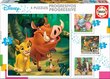 Pusle Disney animatsioon, 4 tk. цена и информация | Pusled lastele ja täiskasvanutele | hansapost.ee