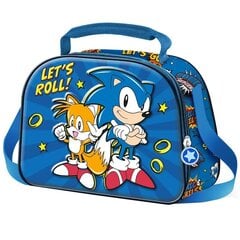 Sonic The Hedgehog Lets Roll 3D lõunasöök kott 117066 hind ja info | Aksessuaarid lastele | hansapost.ee