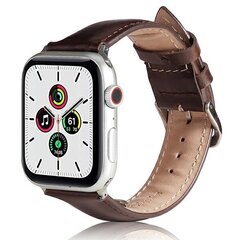 Beline pasek Apple Watch Leather 38|40|41mm brązowy |brown цена и информация | Аксессуары для смарт-часов и браслетов | hansapost.ee