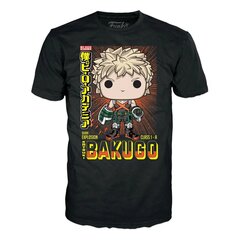 Poiste T-särk My Hero Academia POP! & Tee Box Katsuki, must hind ja info | Särgid poistele | hansapost.ee