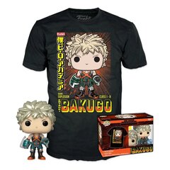 Poiste T-särk My Hero Academia POP! & Tee Box Katsuki, must hind ja info | Särgid poistele | hansapost.ee