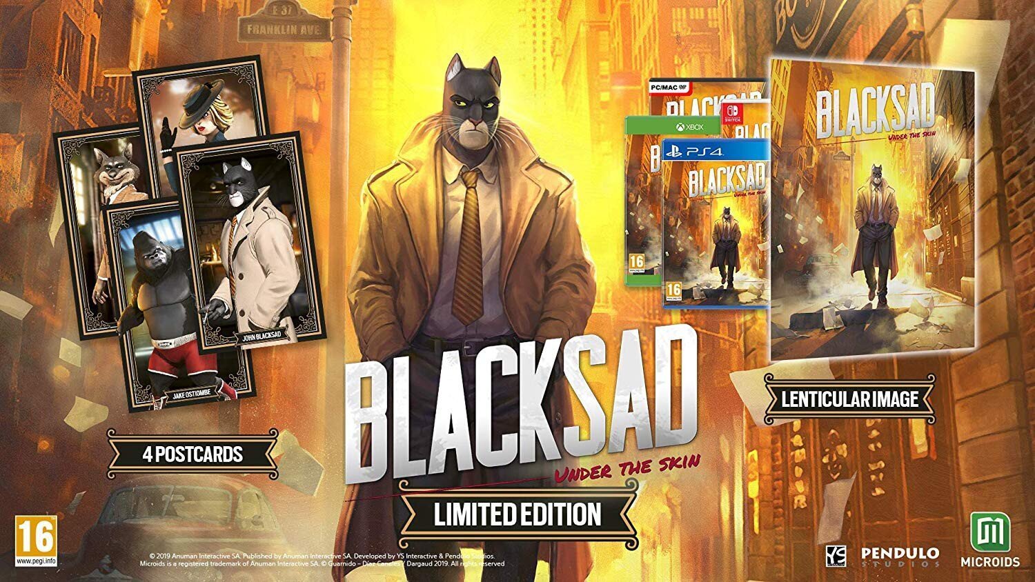 Blacksad: Under the Skin - Limited Edition PS4 цена и информация | Konsooli- ja arvutimängud | hansapost.ee