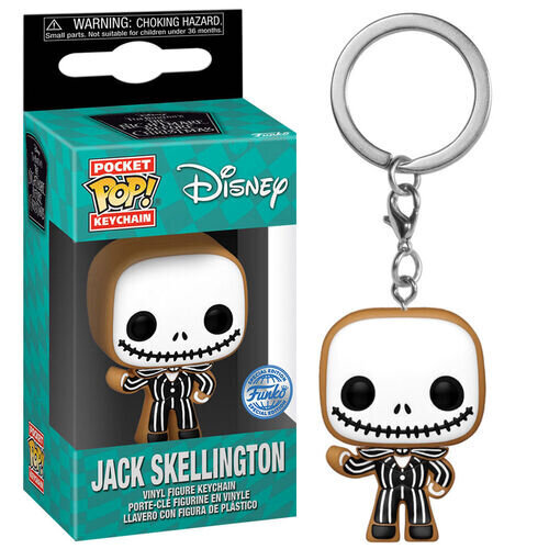 Võtmehoidja Pocket POP Disney The Nightmare Before Christmas Jack Skellington Gingerbread Exclusive цена и информация | Fännitooted mänguritele | hansapost.ee