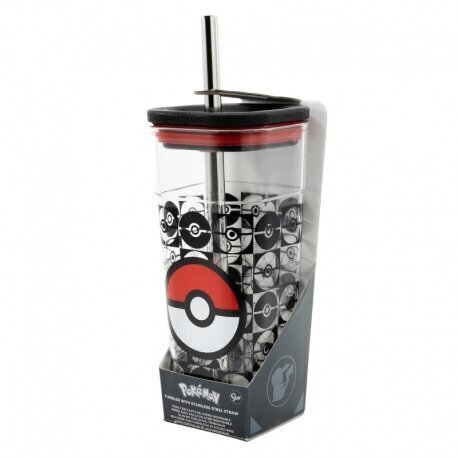 Pokemoni kruus kõrrega, 540 ml. hind ja info | Fännitooted mänguritele | hansapost.ee