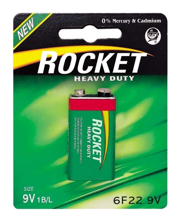 Rocket Heavy Duty 9V patarei цена и информация | Patareid | hansapost.ee