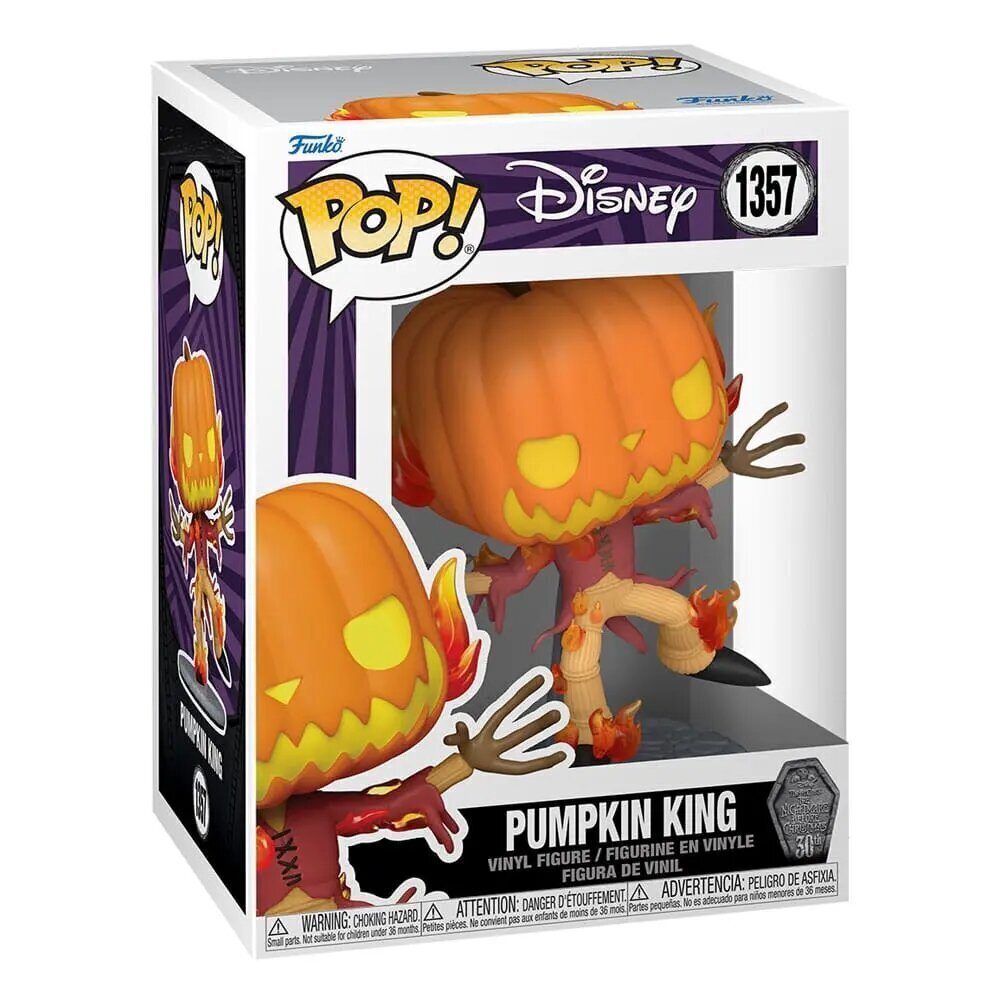 Vinüülfiguur Funko POP!The Nightmare Before Christmas Pumpkin King hind ja info | Fännitooted mänguritele | hansapost.ee