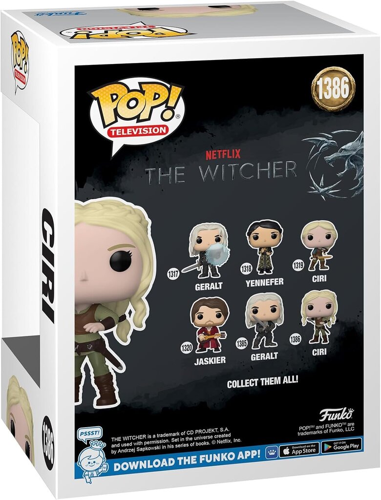 Funko Pop! TV: The Witcher - Ciri цена и информация | Fännitooted mänguritele | hansapost.ee