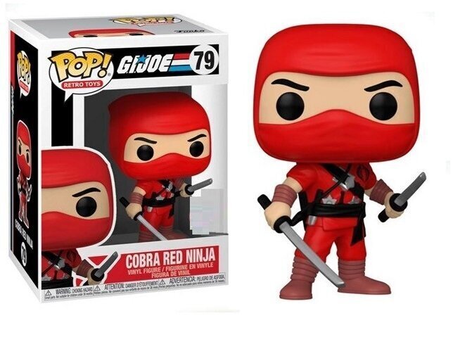 Filmi kangelane Retro Toys GI Joe Cobra Red Ninja 79 Funko POP! цена и информация | Fännitooted mänguritele | hansapost.ee