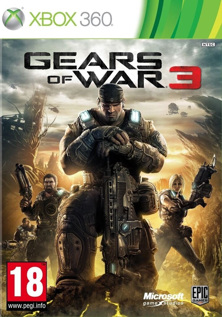 Xbox 360 mäng Gears of War 3 - Xbox One Compatible цена и информация | Konsooli- ja arvutimängud | hansapost.ee