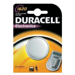 Tahvelarvuti aku Duracell CR1620 liitium 3V hind ja info | Duracell Remondikaubad, sanitaartehnika ja kütteseadmed | hansapost.ee