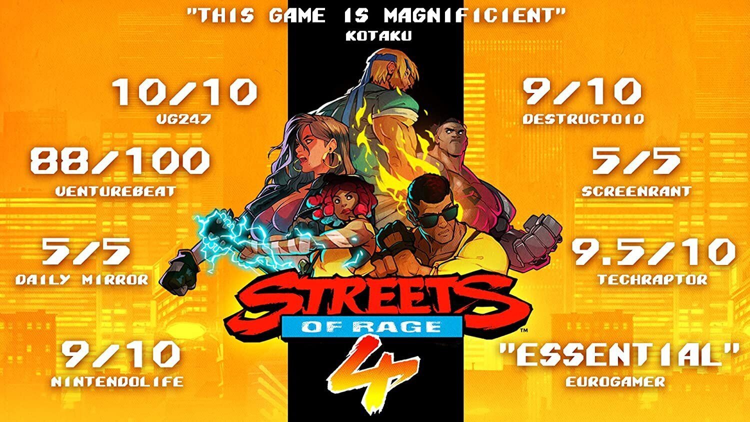 Streets of Rage 4, Nintendo Switch hind ja info | Konsooli- ja arvutimängud | hansapost.ee