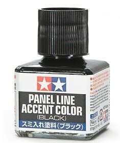 Tamiya - Panel line accent color Black, 40ml, 87131 hind ja info | Kunstitarbed, voolimise tarvikud | hansapost.ee