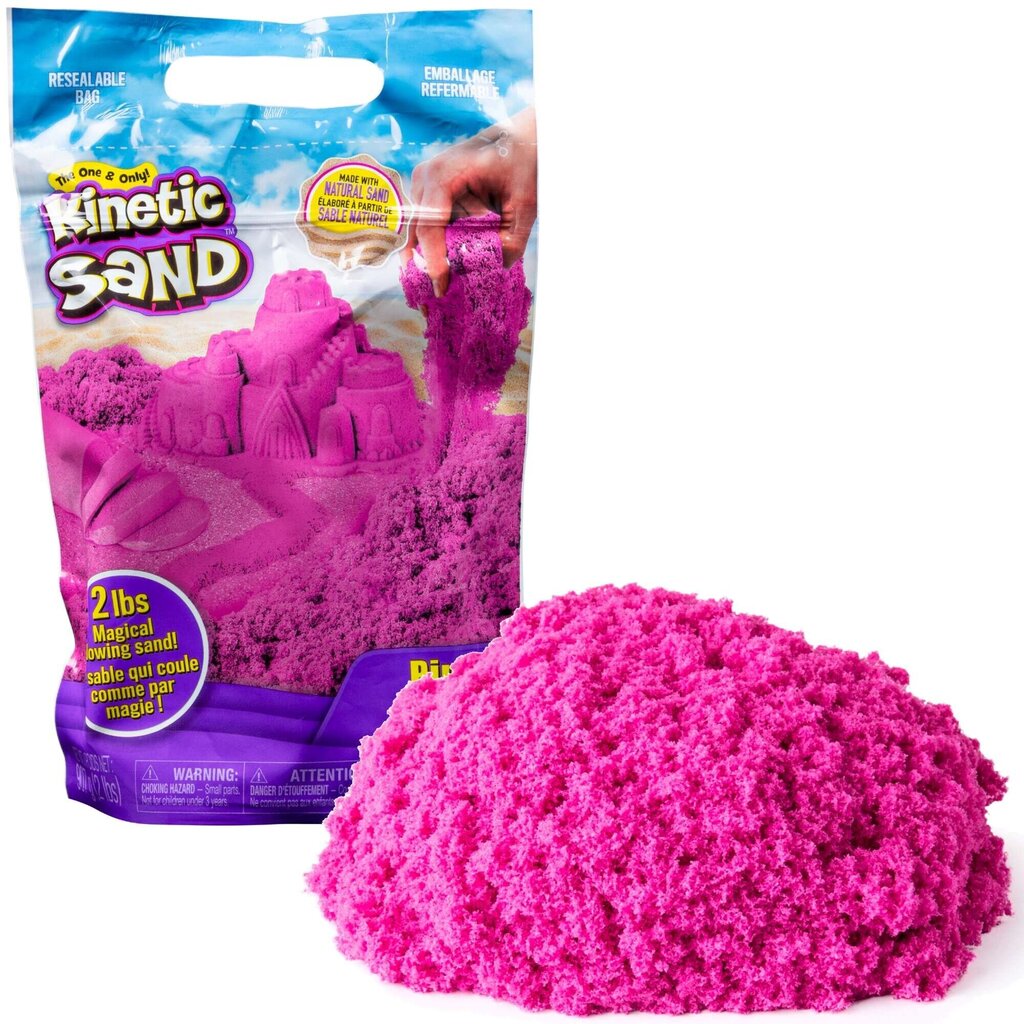 Kinetic Sand Kinetic Sand Shimmer 907 g, roosa цена и информация | Kunstitarbed, voolimise tarvikud | hansapost.ee