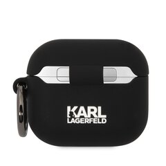 Karl Lagerfeld 3D Logo NFT Karl and Choupette Silicone Case for AirPods 3 Black цена и информация | Аксессуары для наушников | hansapost.ee