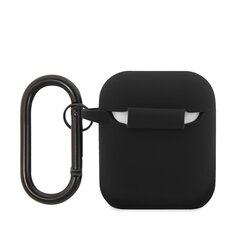 Lacoste Liquid Silicone Croc Logo Case for AirPods 1|2 Black цена и информация | Аксессуары для наушников | hansapost.ee