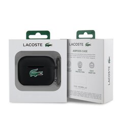 Lacoste Liquid Silicone Croc Logo Case for AirPods Pro 2 Black цена и информация | Аксессуары для наушников | hansapost.ee