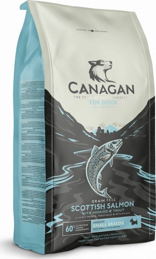 Canagan Scottish Salmon SB lõhega, 2 kg hind ja info | Koerte kuivtoit ja krõbinad | hansapost.ee