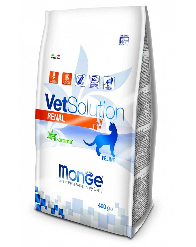 Monge Vet Solution Cat Renal, 1,5 kg hind ja info | Kassi kuivtoit ja kassikrõbinad | hansapost.ee