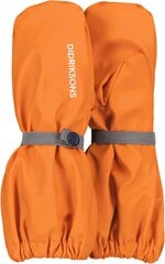 Didriksons laste soojad vihmakindad PILEGLOVE 8, oranž price and information | Rainwear for children | hansapost.ee