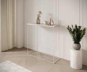 Konsoollaud ADRK Furniture Milan, valge/hall price and information | Konsoollauad | hansapost.ee