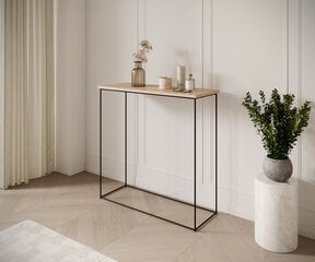 Konsoollaud ADRK Furniture Milan, must/pruun hind ja info | Konsoollauad | hansapost.ee