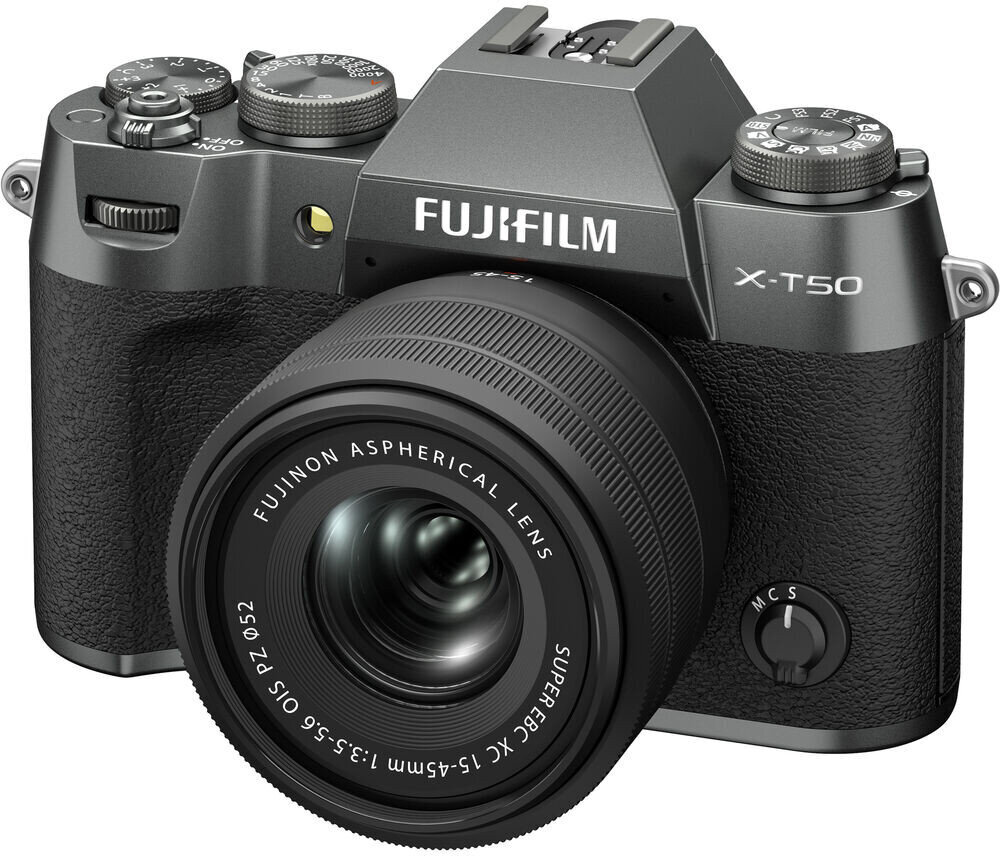 Fujifilm X-T50 + XC 15-45mm F3.5-5.6 OIS PZ Charcoal Silver цена и информация | Fotoaparaadid | hansapost.ee