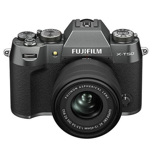 Fujifilm X-T50 + XC 15-45mm F3.5-5.6 OIS PZ Charcoal Silver цена и информация | Fotoaparaadid | hansapost.ee