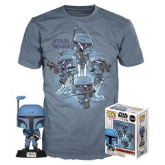 Star Wars Mandaloria POP! & Tee Komplekt Mandalorian, Suurus L 33807 hind ja info | Särgid poistele | hansapost.ee