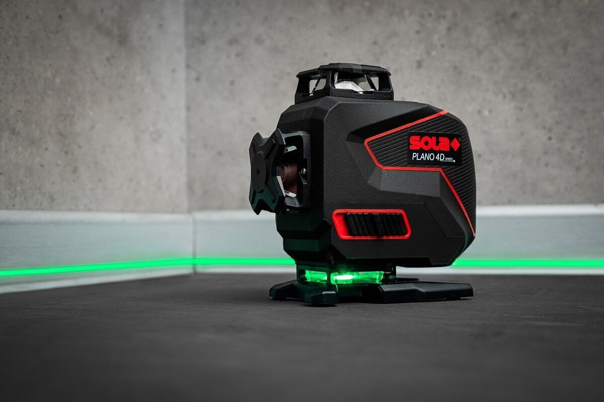 Lasermõõtur Sola Plano 4D green 360° цена и информация | Käsitööriistad | hansapost.ee