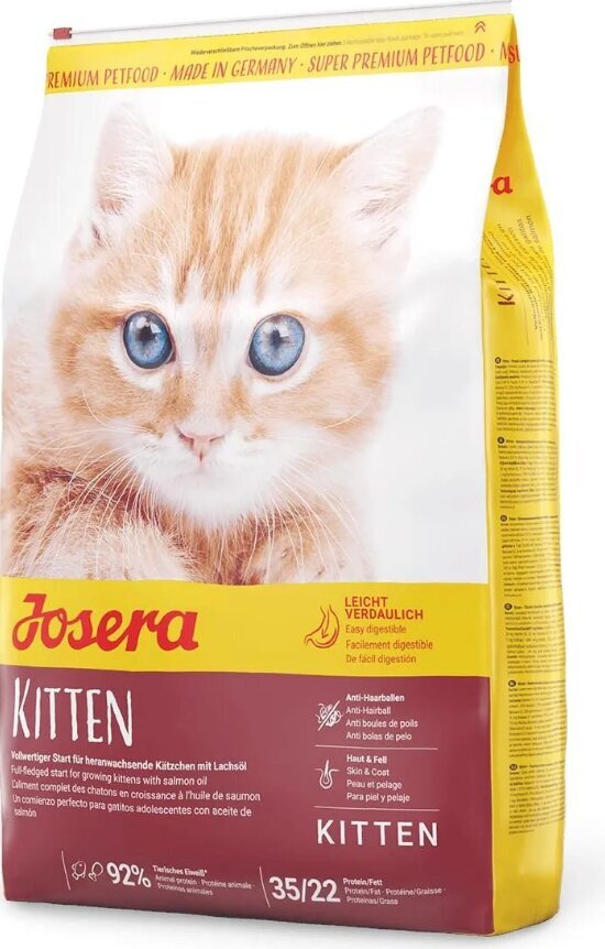 Josera Kitten, 10 kg цена и информация | Kassi kuivtoit ja kassikrõbinad | hansapost.ee