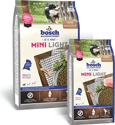 Bosch Tiernahrung Mini Light linnulihaga, 2,5 kg цена и информация | Koerte kuivtoit ja krõbinad | hansapost.ee