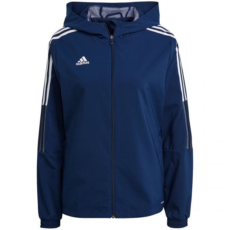 Naiste sportkampsun Adidas Tiro 21 Windbreaker W GP4968, tumesinine цена и информация | Spordiriided naistele | hansapost.ee