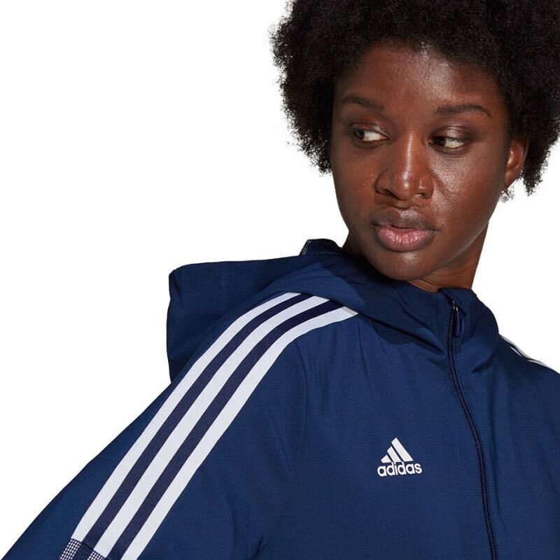 Naiste sportkampsun Adidas Tiro 21 Windbreaker W GP4968, tumesinine цена и информация | Spordiriided naistele | hansapost.ee