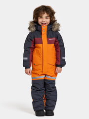 Didriksons laste talvekombinesoon BJÄRVEN 3, oranž-must price and information | Winter clothes for children | hansapost.ee