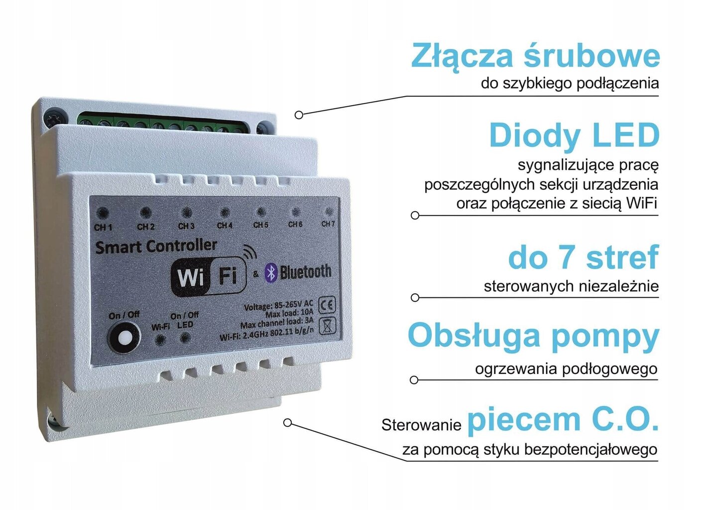 WiFi põrandakütte komplekt - 7 ahelat hind ja info | Põrandaküte | hansapost.ee