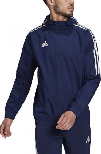 Meeste dress Adidas Condivo 22 All-Weather Jacket M HA6266 HA6266 hind ja info | Pusad meestele | hansapost.ee