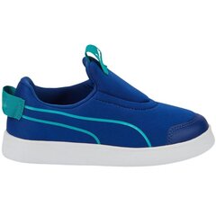 Кроссовки для детей Puma Courtflex v2 Slip On PS Jr 374858 11, синие цена и информация | Детская спортивная обувь | hansapost.ee