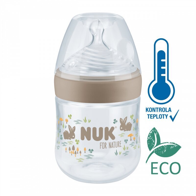 Lutipudel Nuk for Nature, 0 kuu+, 150 ml цена и информация | Lutipudelid ja tarvikud | hansapost.ee