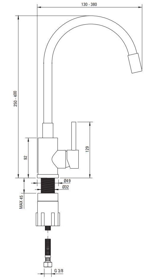 Deante graniidist köögivalamu Deante Leda koos segistiga ZRDP2113, Graphite+Nero цена и информация | Köögivalamud | hansapost.ee